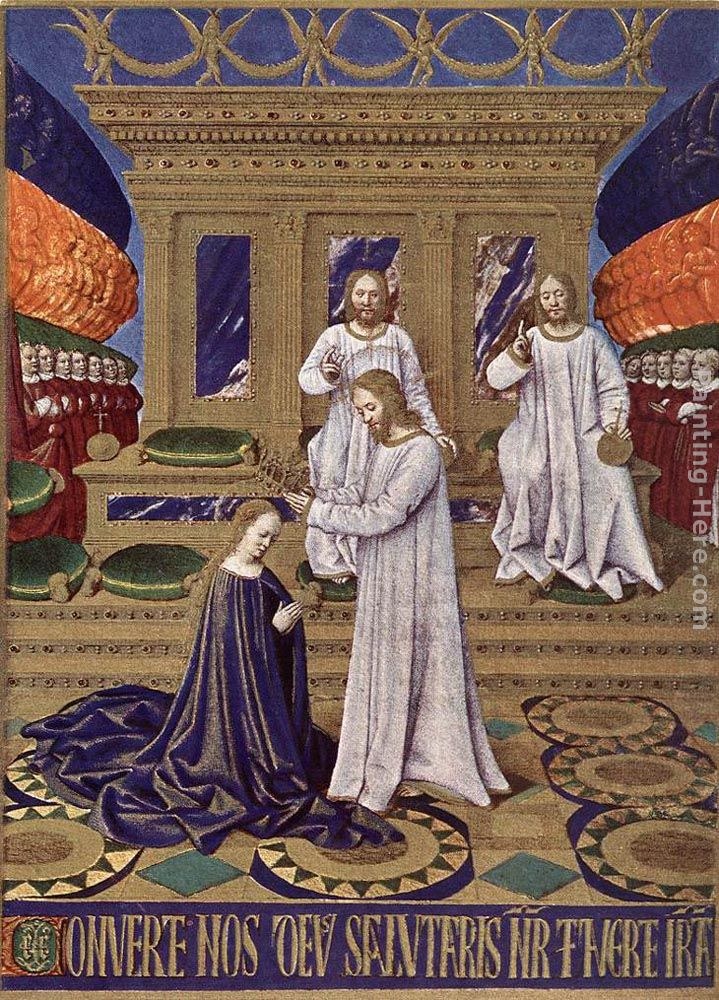 Jean Fouquet The Coronation of the Virgin